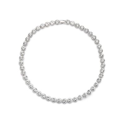 Circle stone necklace